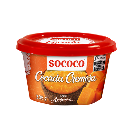Cocada Sococo 335g Cremosa Abobora