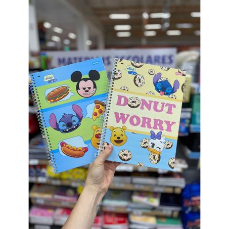 Caderno jandaia disney emoji cd 1m 80fls