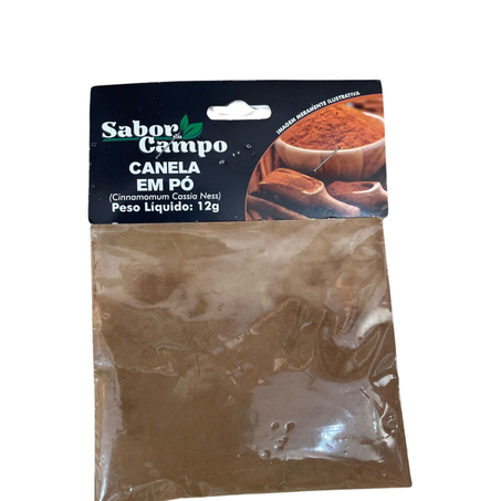 Canela em po sabor do campo 12g