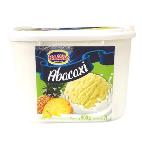 SORVETE MILAO 2L ABACAXI