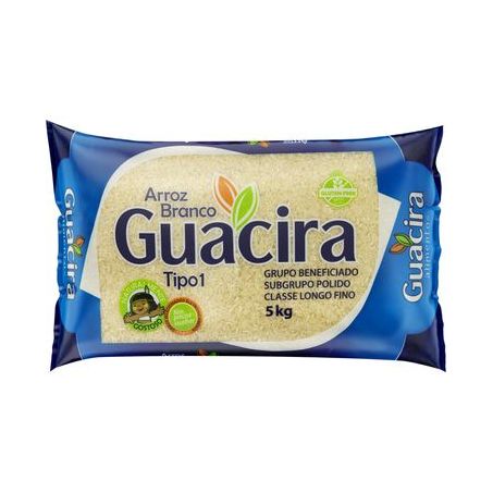 Arroz Tipo 1 Guacira Pacote 5kg