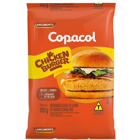 Hambúrguer de Frango Copacol 100g - Empanado