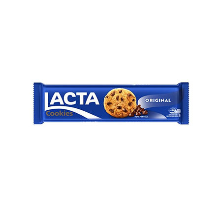 Biscoito cookies lacta ao leite 80g