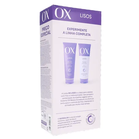 Kit shampoo ox 375ml+cond170ml lisos 360-15