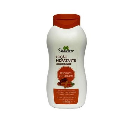 LOCAO HIDRATANTE DENOMAX 490 G CENOURA E URUCUM   