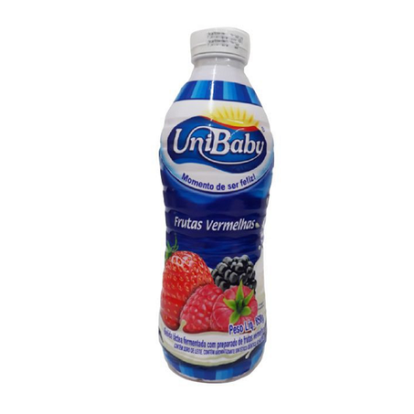 Bebida Lactea Unibaby 1.250kg Garrafa Frutas Vermelhas