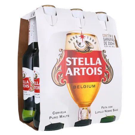 Stella Artois Cerveja Lager 330Ml Long Neck Unidade 360-33