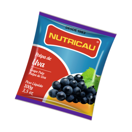 POLPA FRUTA NUTRICAU UVA 100G