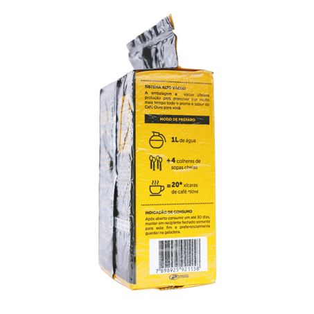 CAFÉ PÓ OURO VÁCUO TRADICIONAL 500G 360-42