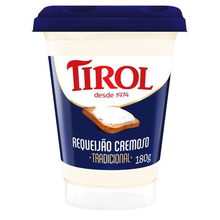 Requeijão Tirol Cremoso Tradicional Pote 180g 
 