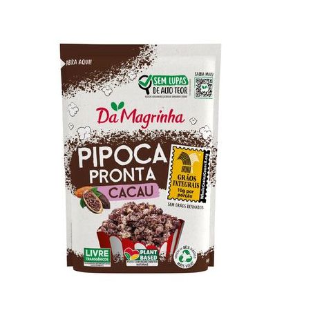 Pipoca pronta magrinha cacau premium 90g