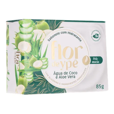 Sabonete em Barra com Hidratante Flor de Ypê Água de Coco e Aloe Vera 85G 360-33