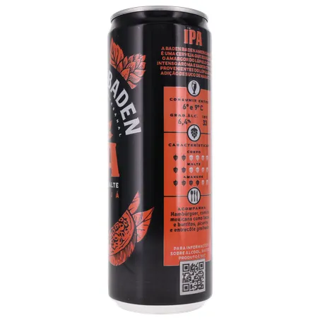 Cerveja IPA Baden Baden Puro Malte Maracujá Lata 350ml 360-10