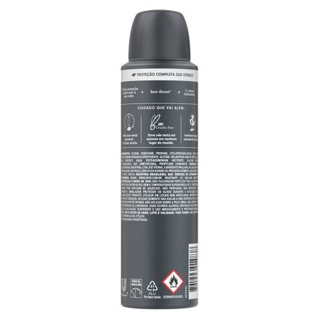 Desodorante Dove Masculino Sem Perfume Aerossol 150Ml 360-1