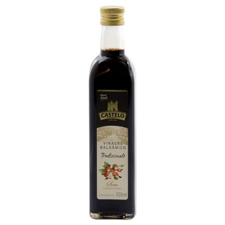 Vinagre balsamico castelo tradicional frasco 500ml