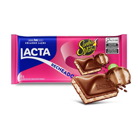 CHOCOLATE LACTA SONHO VALSA RECHEADO 98G