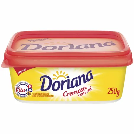 Margarina Doriana Cremosa com Sal Pote 250G