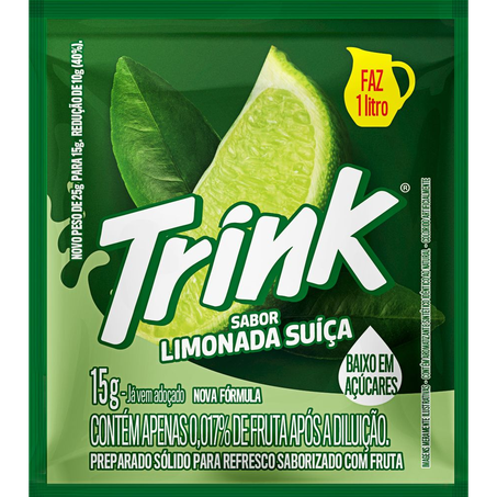 Refresco Trink Limonada Suiça Pacote 15G