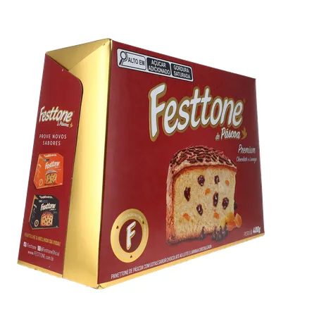 Panettone de Páscoa Festtone Chocolate e Laranja Cristalizada 400G 360-31
