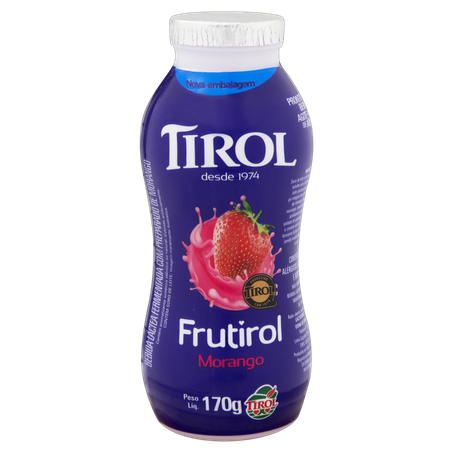 Bebida láctea tirol frutirol morango 170g