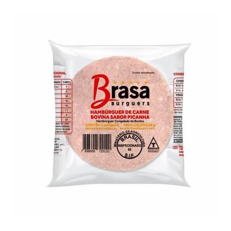 HAMBURGUER BOVINO PICANHA BRASA BURGUERS 90G