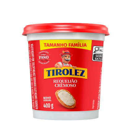 Requeijão Tirolez Tradiconal 400g