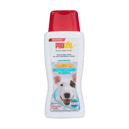 Shampoo cães neutra. odores proção 500ml