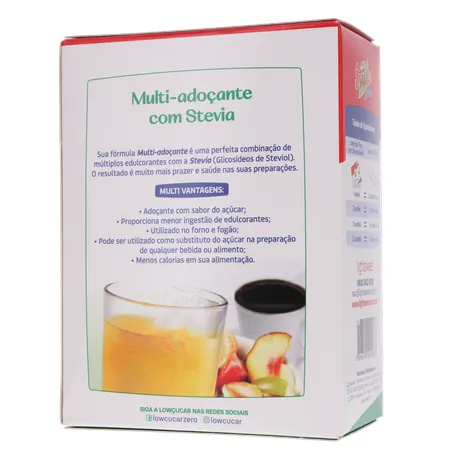ADOÇANTE LOWÇÚCAR STEVIA PLUS C/50UN 25G 360-20