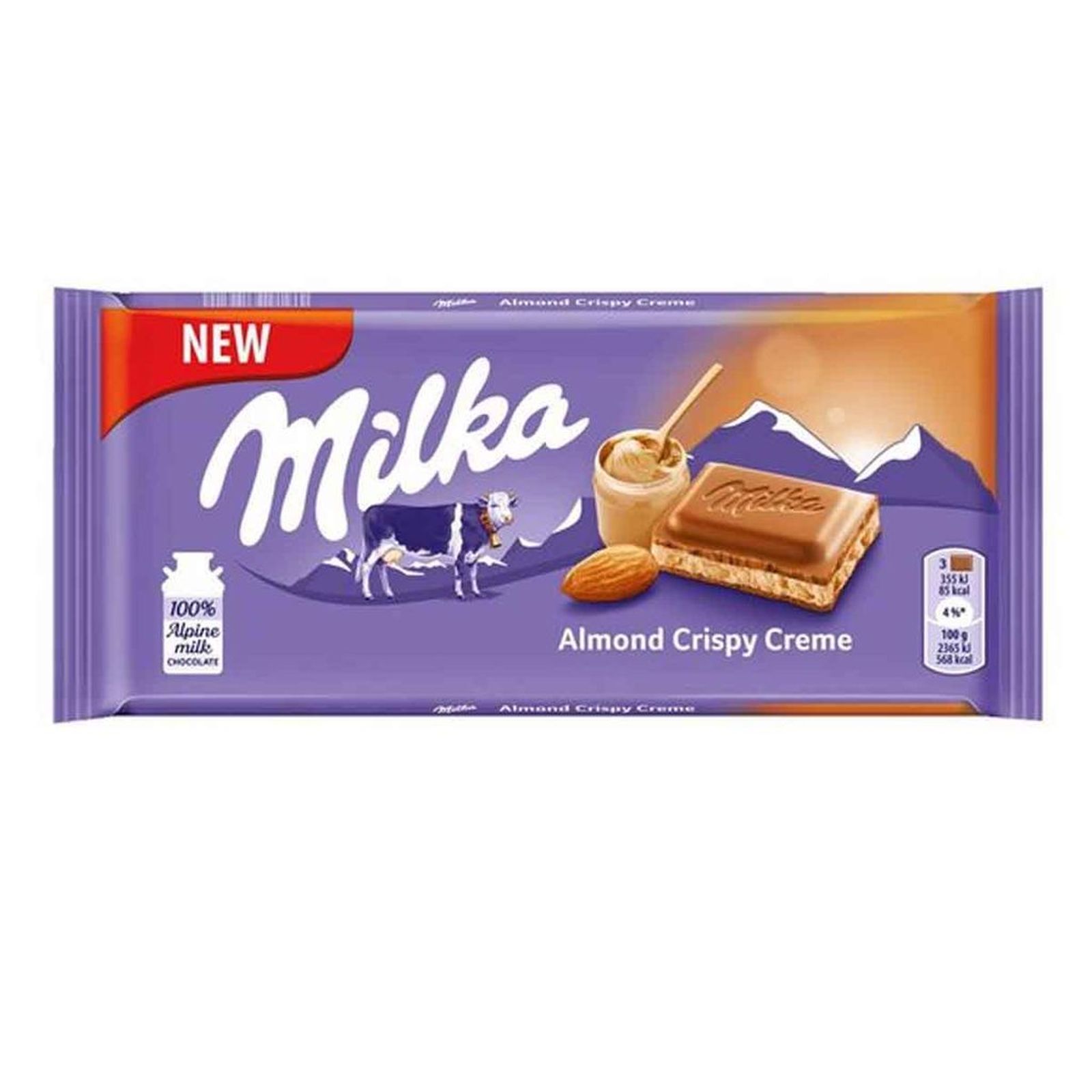 ミルク l09l47 Prado Supermercados LTDA - Chocolate Milka Mdlz Ao Leite Hazelnut 9