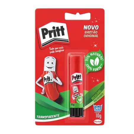 Cola Escolar Pritt 10g Bastao