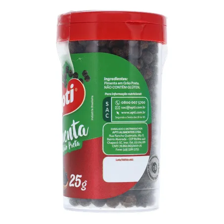 Pimenta apti preta em grao 25g 360-7