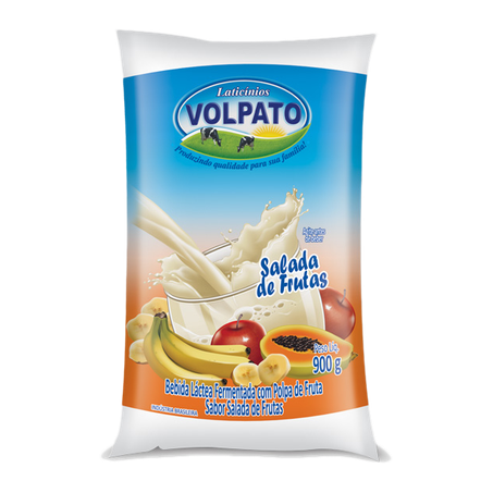 Bebida Lactea Volpato 900g Pacote Salada Frutas