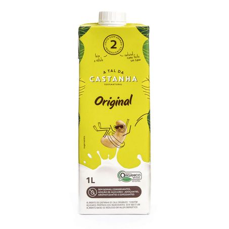 Bebida de castanha de caju a tal da castanha original 1l