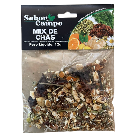 Mix de chas sabor do campo 12g