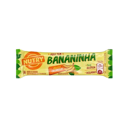 NUTRY BARRA BANANINHA C/ACUCAR 30 G               