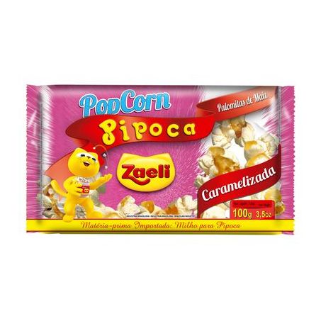 Pipoca zaeli micr/doce 100g