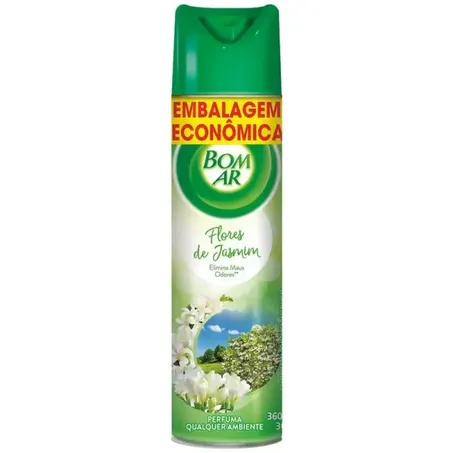 Aromatizador Bom Ar Aerossol Flores de Jasmim 360ml