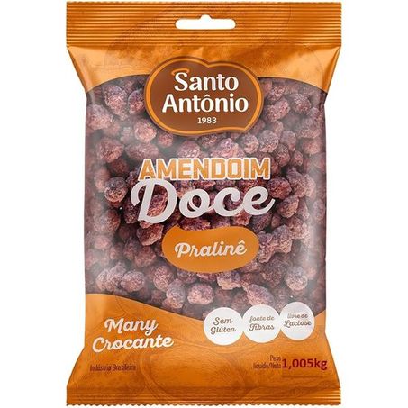 AMENDOIM DOCE MANY CROCANTE SANTO ANTONIO 1,005 KG