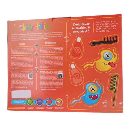 Kit infantil premisse lisos shampoo 400ml + condicionador 400ml 360-19