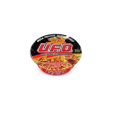 Macarrão instantâneo nissin u.f.o. carne com molho japones 97g