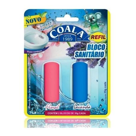 Bloco Sanit.Coala Floral/Lav.Ref.35g