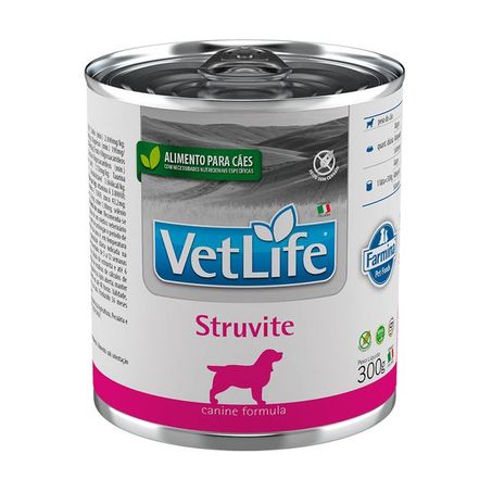 Lata Ração Úmida para Cães Farmina Vet Life Struvite 300Gr