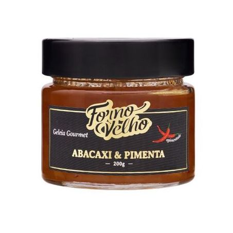 GELEIA ABACAXI C/PIMEMTA FORNO VELHO 200G