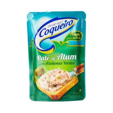 PATE ATUM COQUEIRO AZEITONA VERDE 170G