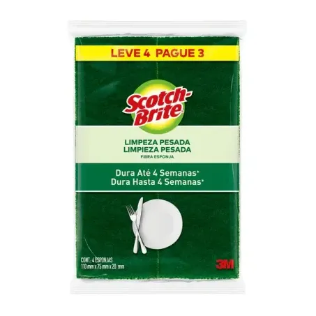 Esponja scotch-brite uso geral l.4 p.3