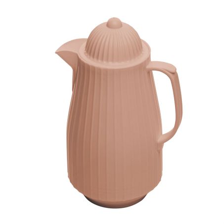 GARRAFA LYOR TERMICA DE PLASTICO MINI BAMBU BEGE 400ML