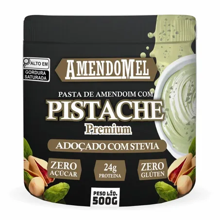 Pasta de Amendoim Amendomel Pistache 500g