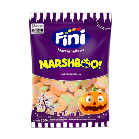 Marshmallow Fini Boo Pacote com   200G