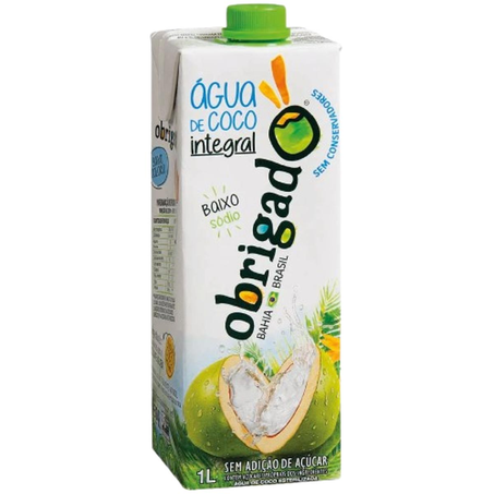 Água de Coco Obrigado 1 Litro - TP
