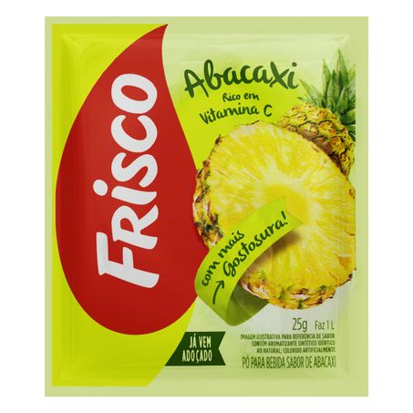 REFRESCO EM PÓ ABACAXI FRISCO